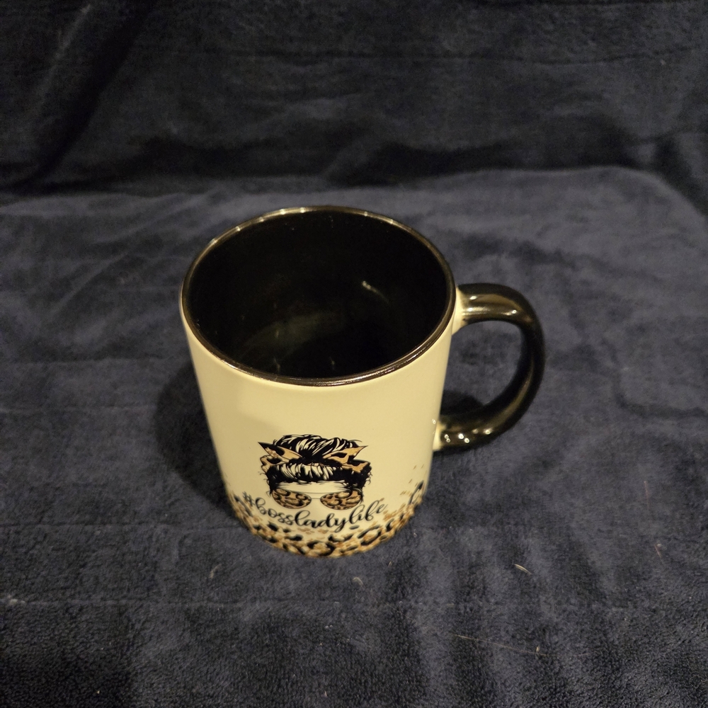 Leopard Print Boss Lady Mug - Picture 4 of 6